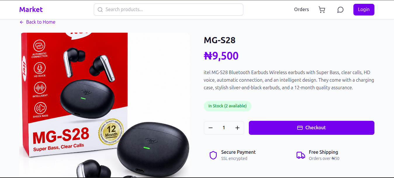 NasFon Market product details page